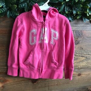 GAP Girl Pink Hoodie Sweater- XS. Good condition